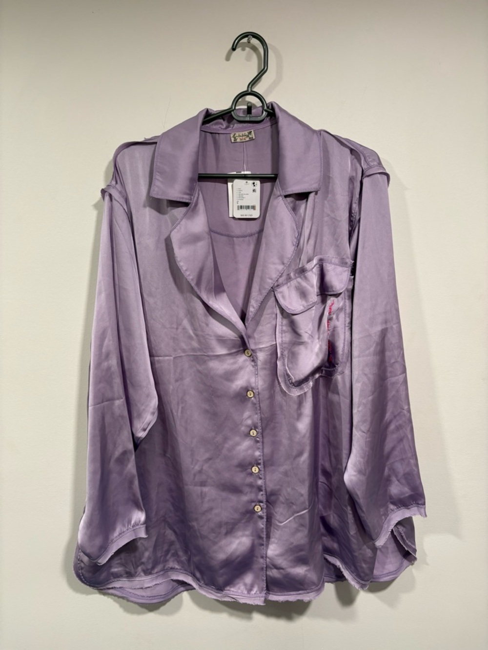 Lavender Satin Sleepwear Robe